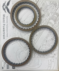 Комплект фрикционных дисков АКПП 6HP26, 6HP28, 6HP26X, 6HP28X, 6R60