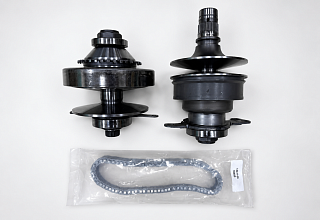 Комплект конусов (шкивов) с цепью АКПП CVT Subaru TR580 (Б/У)